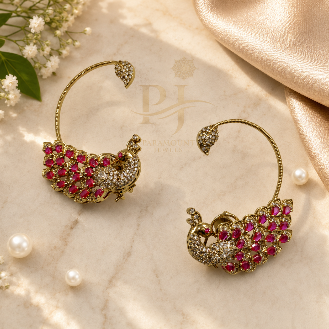 Silver Look Alike Earring